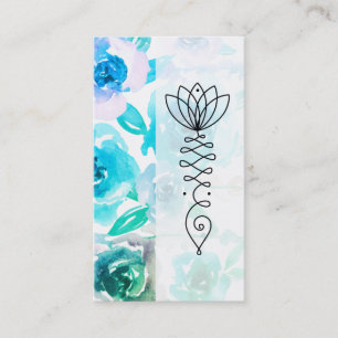 *~* Wisteria Roses and Path of Nirvana Flowers Business Card