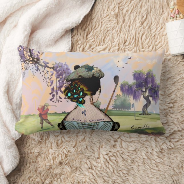 Wisteria Sunrise Golfer's  Lumbar Cushion (Blanket)