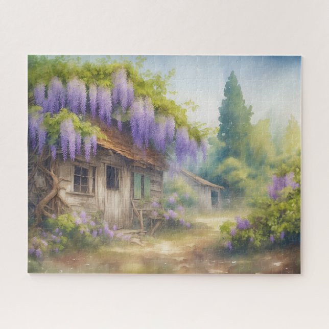 Wisteria Takeover Jigsaw Puzzle (Horizontal)