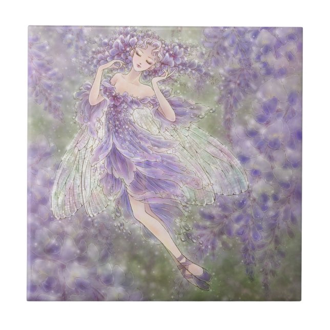 Wisteria Tile (Front)