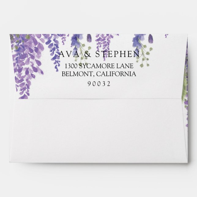 Wisteria tree Wedding Suite Envelope (Back (Top Flap))