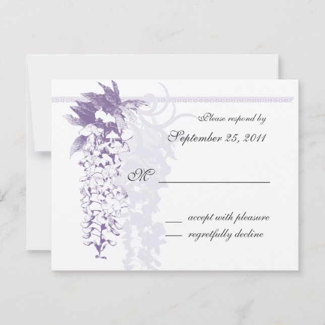 Wisteria Wedding/ Response (Front)