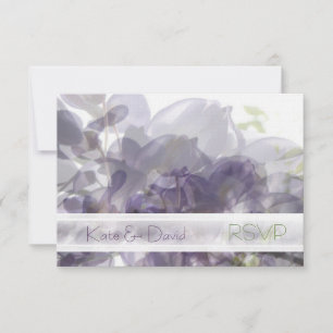 ©Wisteria Whisper/Wedding or All-Occasion RSVP Card