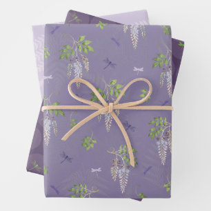 Wisteria Wrapping Paper Sheet
