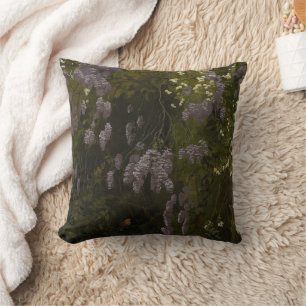 Wisterias in Bloom - Floral Composition Cushion