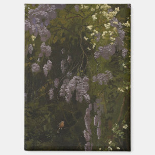Wisterias in Bloom - Floral Composition Magnet