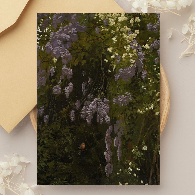 Wisterias in Bloom - Floral Composition Postcard (Creator Uploaded)