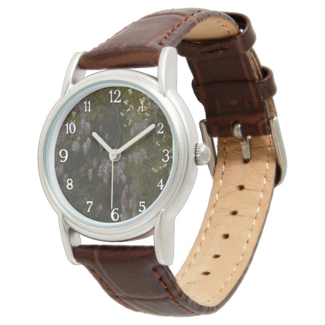 Wisterias in Bloom - Floral Composition Watch (Angled)
