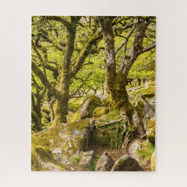 Wistman's Wood Dartmoor Devon England UK Jigsaw Puzzle (Vertical)