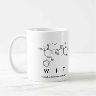 Wit peptide name mug
