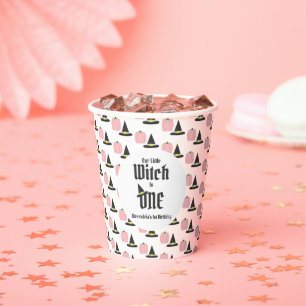 Witch 1st Birthday Paper Cups