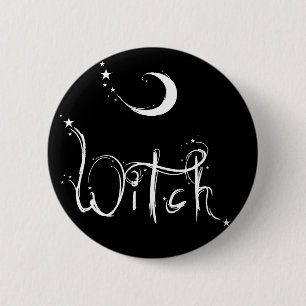 Witch 6 Cm Round Badge