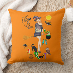 Witch An Art Cushion