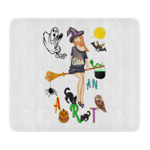 Witch An Art Cutting Board