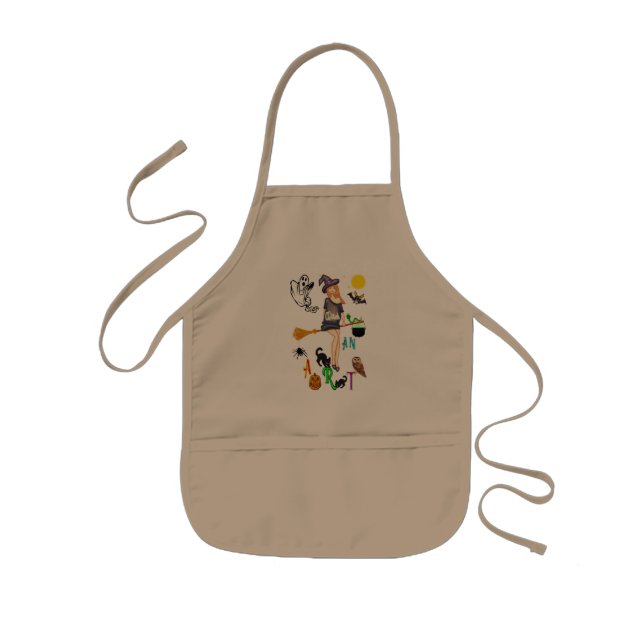 Witch An Art Kids Apron (Front)