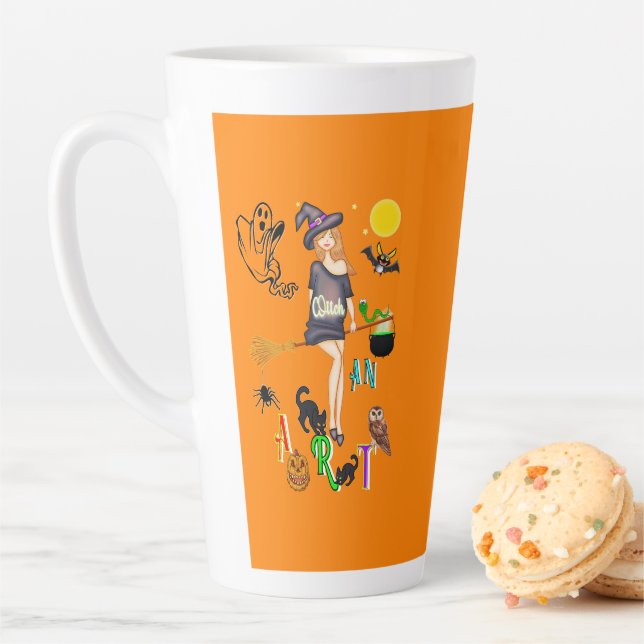 Witch An Art Latte Mug (In Situ)