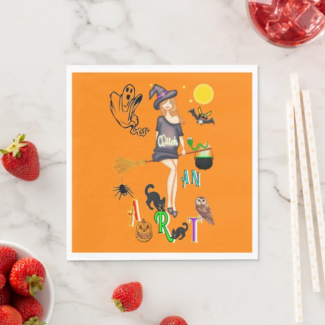Witch An Art Napkin (Insitu)