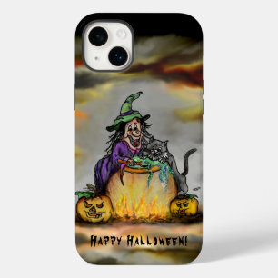 Witch and black Cat, Happy Halloween! Case-Mate iPhone 14 Plus Case