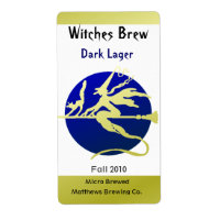 Witch and Blue Moon Bottle Labels