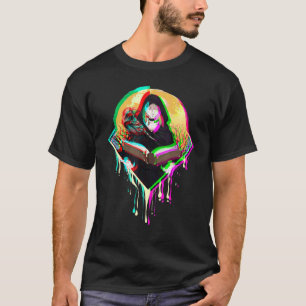 Witch And Crow Occult Witchcraft Vaporwave Raven G T-Shirt