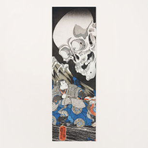 Witch and the Skeleton Spectre, Utagawa Kuniyoshi Yoga Mat