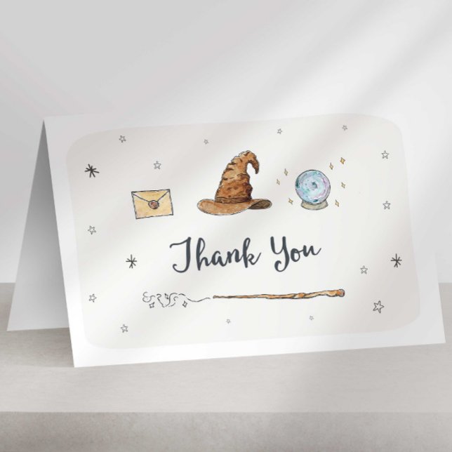 Witch and Wizard Thank You Card (Creator Uploaded)