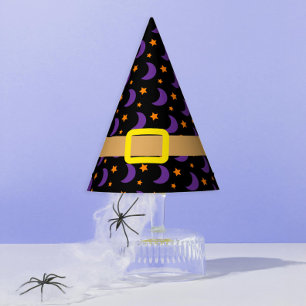 Witch and Wizards Stars and Moon Party Hat