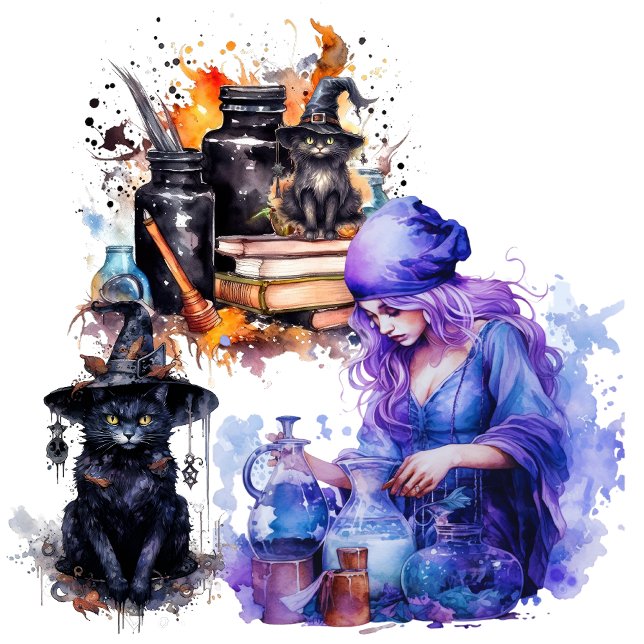 Witch Apothecary T-Shirt (Alchemy of Knowledge, Artistry of Spells: Witch Lab Awaits Your Discovery.)