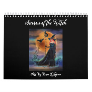 Witch artwork by Renee L. Lavoie  Calendar