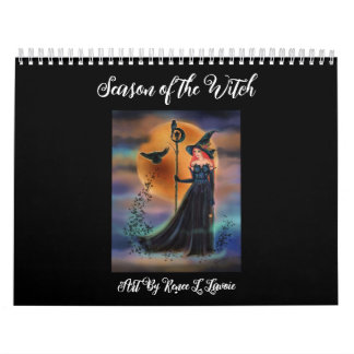 Witch artwork by Renee L. Lavoie Calendar