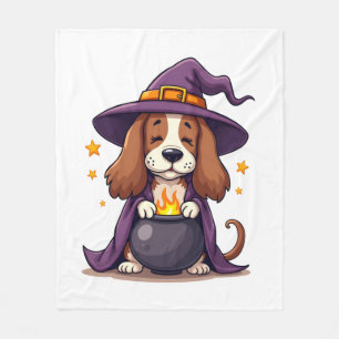 Witch Basset Brew Fleece Blanket