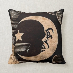 Witch Board Moon Pillow