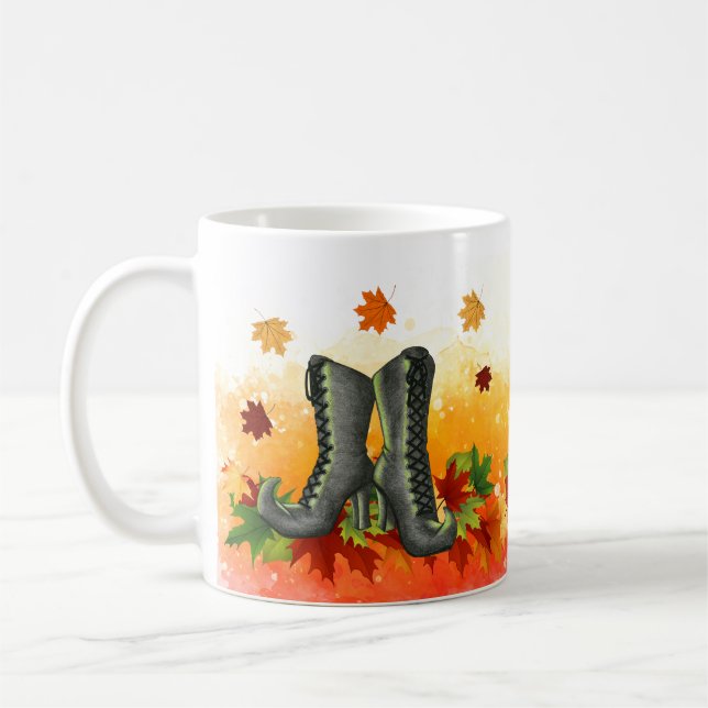 Witch Boots Coffee Mug (Left)