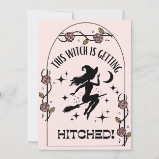 Witch Bridal Shower Invitation 