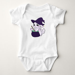 Witch Bunny Halloween Baby Bodysuit