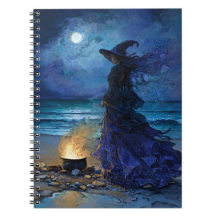 Witch by the Moonlit Sea Notebook