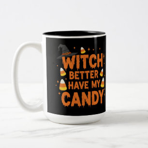 Witch Candy Tee Two-Tone Coffee Mug