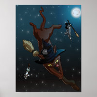 Witch Cat Apprentices | Flying Practice