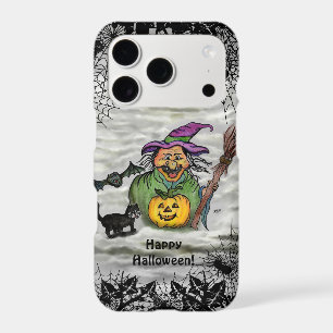 Witch , Cat , Bat and Pumpkin , Happy Halloween !
