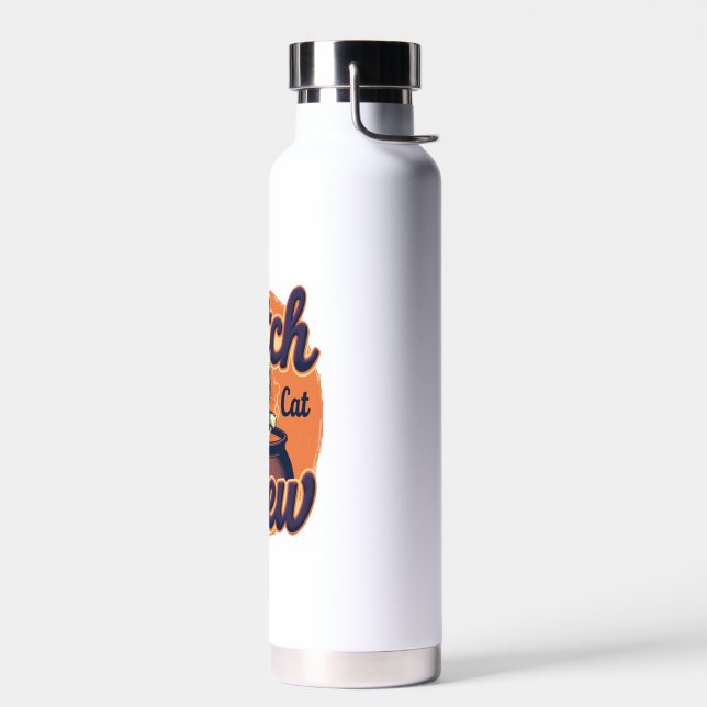 Witch Cat Brew Water Bottle (Left)