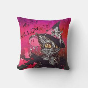 Witch Cat Cushion
