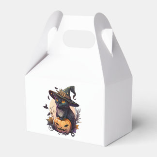 Witch Cat for Halloween Favour Box