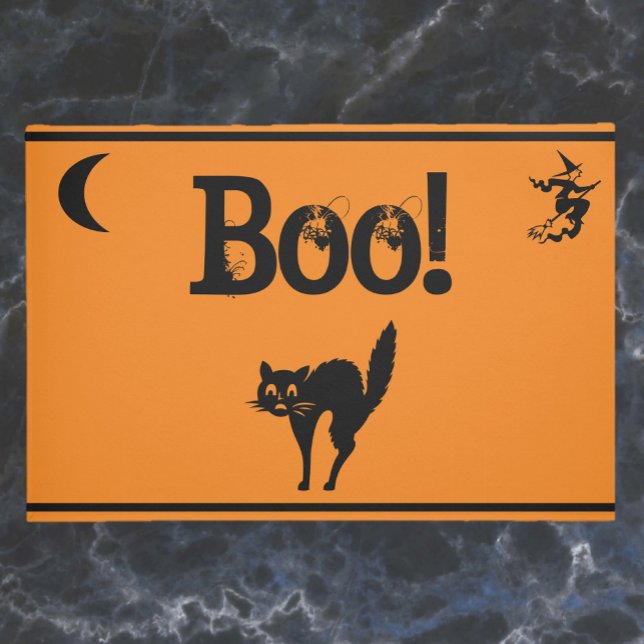 Witch & Cat Halloween  Doormat (Creator Uploaded)