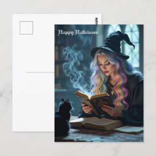 Witch Cat Postcard