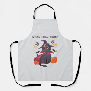 Witch Cats Rule The World – Black Cat Apron