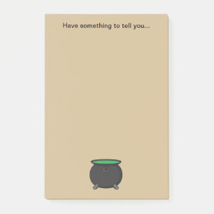Witch Cauldron   Add Text Post-it Notes