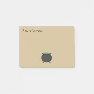 Witch Cauldron   Add Text Post-it Notes