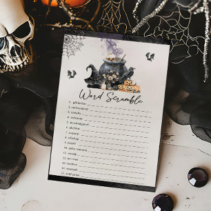 Witch Cauldron Baby is Brewing Word Scramble Game