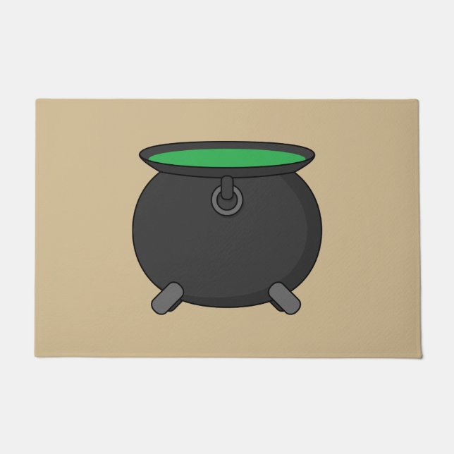 Witch Cauldron Doormat (Front)