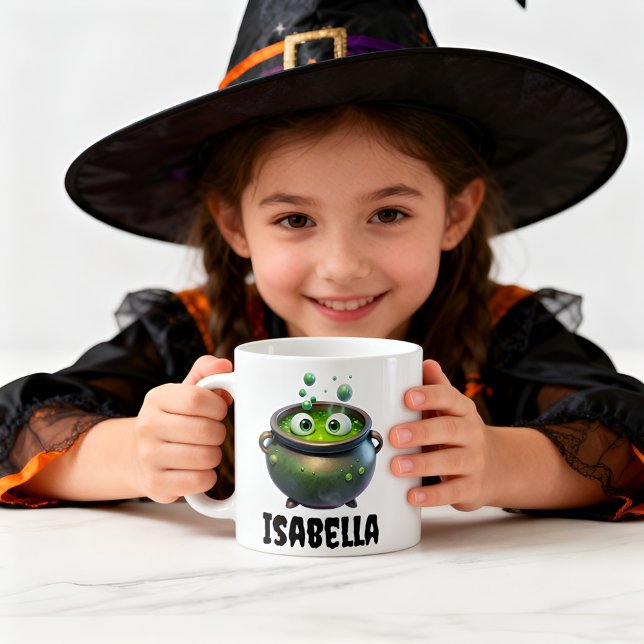 Witch Cauldron Mug Spooky Halloween Cup (Creator Uploaded)